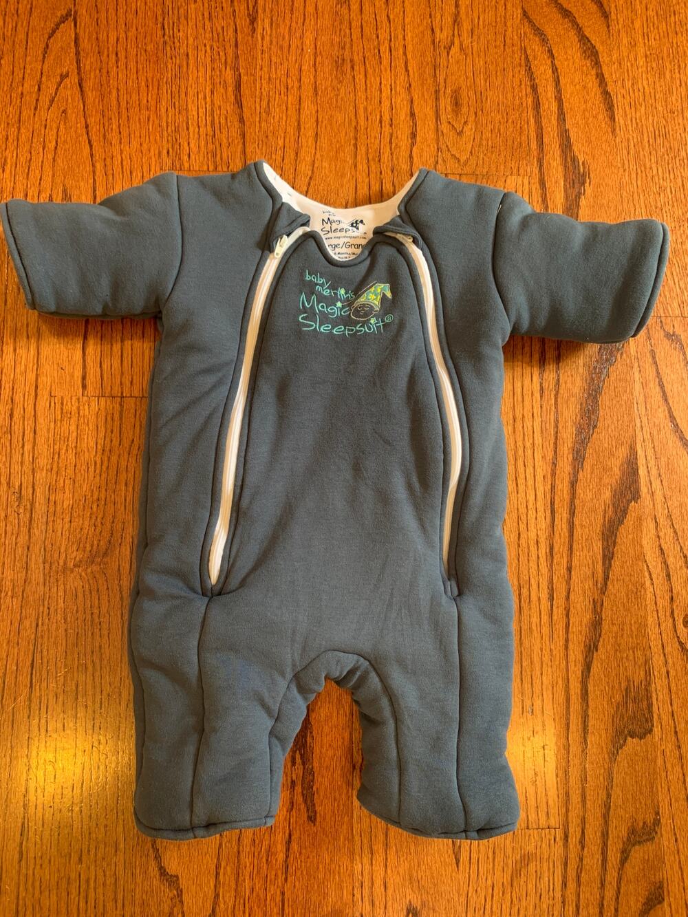 Merlin's Magic Sleepsuit 100% Cotton MSRP $50 | Blue | Large (3-6 months)